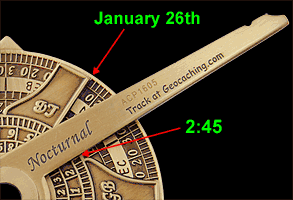 Time reading from the nocturnal