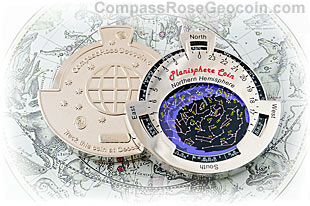 Planisphere Geocoin
