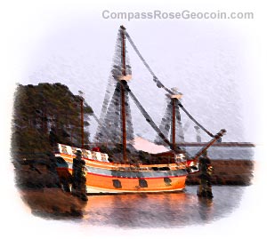 2005 Compass Rose Geocoin